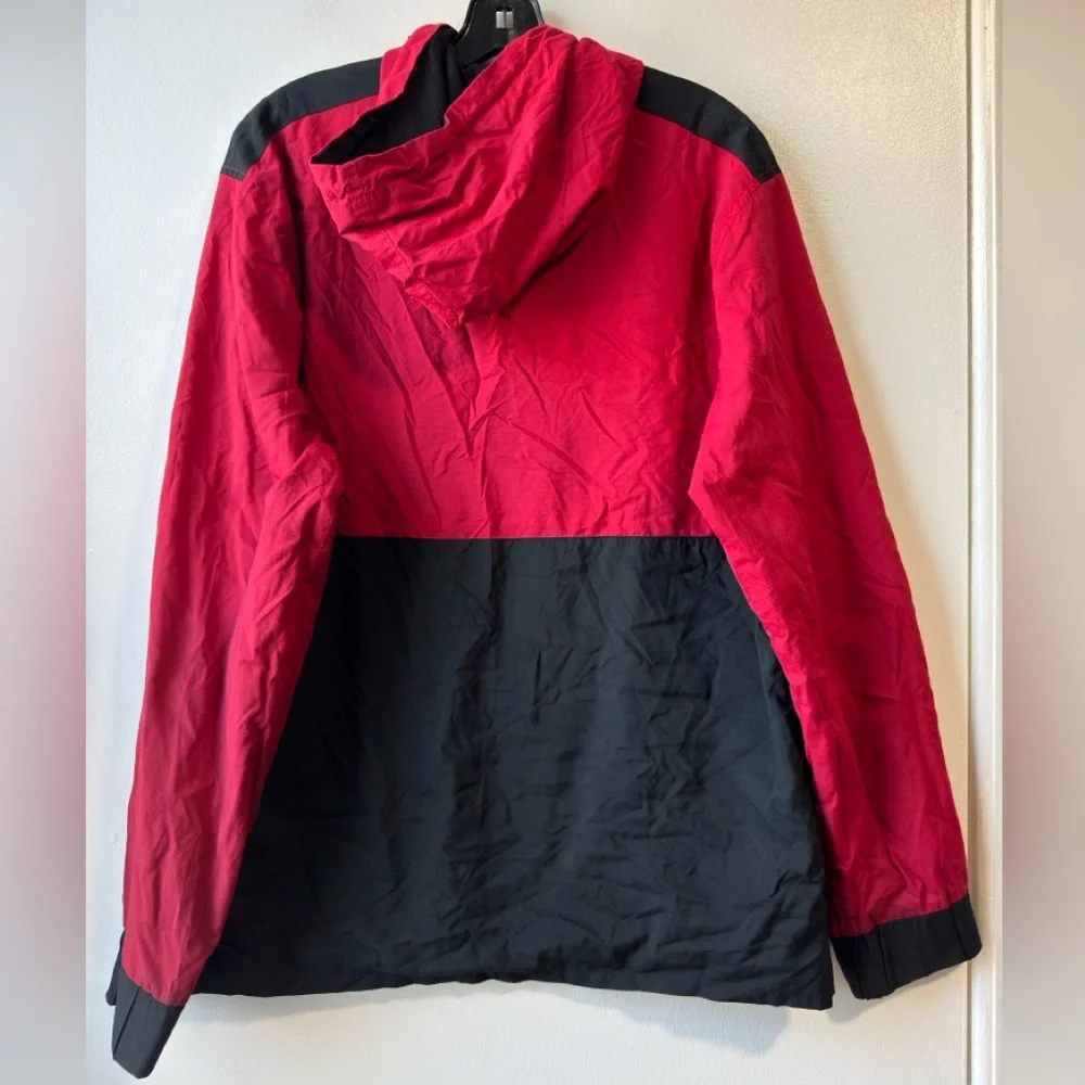 True Religion Red and Black Windbreaker
